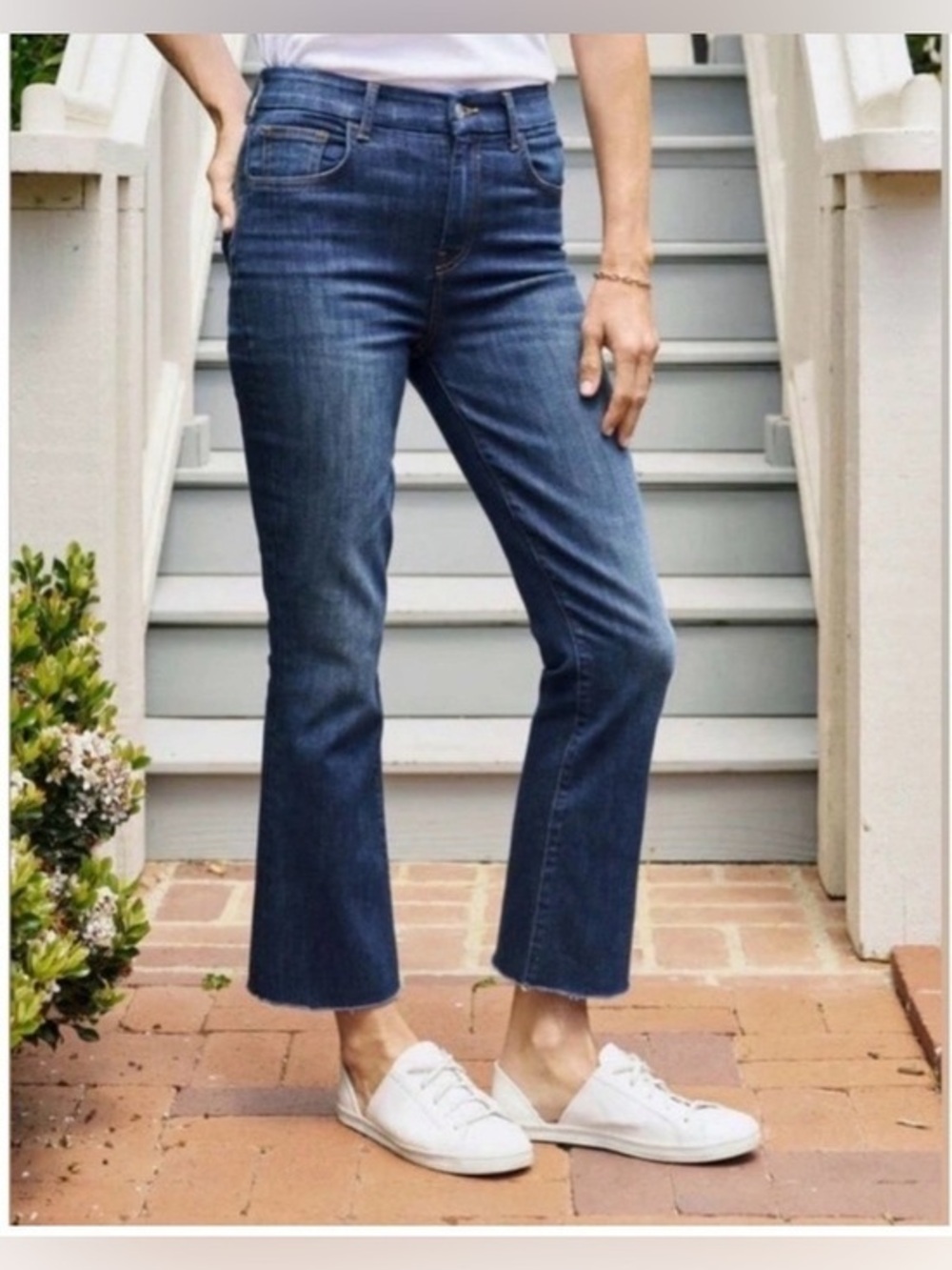 Frank & Eileen Kilian Crop Flare Jean, Size 32